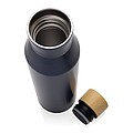Termoska z recyklované oceli, objem 500 ml, modrá