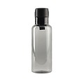 Transparentní láhev na pití 600ml, z RPET, černá