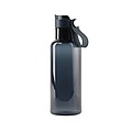Transparentní láhev na pití 600ml, z RPET, modrá
