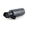 Transparentní láhev na pití 600ml, z RPET, modrá