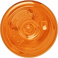 Transparentní láhev na pití, 650ml, oranžová