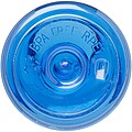 Transparentní láhev na pití, 650ml, recyklovaný plast, modrá