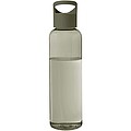 Transparentní láhev na pití, 650ml, vojenská zelená světlá