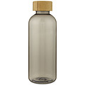 Transparentní láhev z recyklovaného plastu, 650ml, šedá