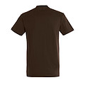 Tričko SOLS IMPERIAL MEN, tmavě hnědá, XL