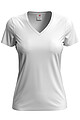 Tričko STEDMAN CLASSIC V-NECK WOMEN bílá S