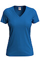 Tričko STEDMAN CLASSIC V-NECK WOMEN královská modrá S