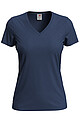 Tričko STEDMAN CLASSIC V-NECK WOMEN námořní modrá L