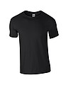 Triko GILDAN SOFTSTYLE ADULT T-SHIRT 153g, černá, S