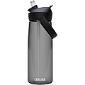 Tritanová láhev na vodu s výklopným brčkem 750ml, tmavě šedá