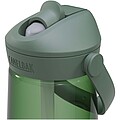 Tritanová láhev na vodu s výklopným brčkem 750ml, vojenská zelená světlá