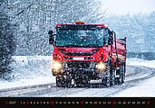Trucks in Action 2027, nástěnný kalendář, prodloužená záda