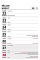 Týdenní trhací kalendář A6 2027