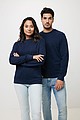 Unisex mikina Iqoniq Zion z recyklované bavlny, námořní modrá, XXS