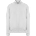 Unisex mikina na zip, ROLY ULAN, velikost M, bílá