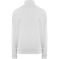 Unisex mikina na zip, ROLY ULAN, velikost M, bílá