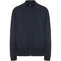 Unisex mikina na zip, ROLY ULAN, velikost M, námořní modrá