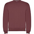 Unisex mikina Roly Clasica, velikost XS, červenohnědá