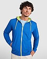 Unisex mikina ROLY FUJI, šedá melanž/žlutá, S