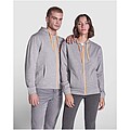 Unisex mikina Roly Fuji, velikost S, šedá/žlutá