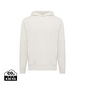 Unisex mikina s kapucí a bočními kapsami Iqoniq Yengo, světle krémová, velikost 3XL