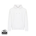 Unisex mikina s kapucí Iqoniq Joshua, velikost L, bílá