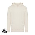 Unisex mikina s kapucí Iqoniq Rila, velikost XS, světlá krémová