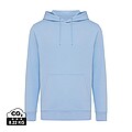Unisex mikina s kapucí Iqoniq Rila, velikost XS, světlá modrá