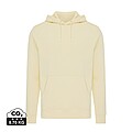 Unisex mikina s kapucí Iqoniq Rila, velikost XS, světlá žlutá