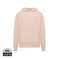 Unisex mikina s kapucí Iqoniq Yoho relaxed fit, světlá růžová, velikost XXS