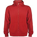 Unisex mikina s kapucí,ROLY MONTBLANC, červená, vel. S