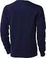 Unisex mikina s kulatým výstřihem Elevate Arora, velikost L, námořní modrá