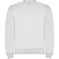 Unisex mikina s kulatým výstřihem, ROLY CLASICA, bílá, vel. XS
