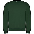 Unisex mikina s kulatým výstřihem, ROLY CLASICA, lahvově zelená, vel. XS