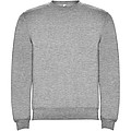 Unisex mikina s kulatým výstřihem, ROLY CLASICA, světle šedý melír, vel. L