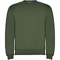 Unisex mikina s kulatým výstřihem, ROLY CLASICA, tmavá vojenská zelená, vel. XS