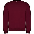 Unisex mikina s kulatým výstřihem ROLY CLASICA, vínová, XS