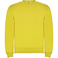 Unisex mikina s kulatým výstřihem, ROLY CLASICA, žlutá, vel. M
