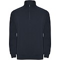 Unisex mikina se čtvrtkovým zipem, ROLY ANETO, navy, vel. L