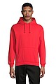 Unisex mikina SOLS CONDOR, červená, velikost XS