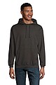 Unisex mikina SOLS CONDOR, tmavě šedý melír, velikost 3XL