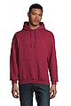 Unisex mikina SOLS CONDOR, vínová, velikost XS