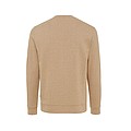 Unisex nebarvená mikina Iqoniq Denali z recyklované bavlny, hnědá, XS