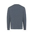 Unisex nebarvená mikina Iqoniq Denali z recyklované bavlny, námořní modrá, M