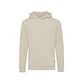 Unisex nebarvená mikina s kapucí Iqoniq Torres z recyklované bavlny, béžová, XS