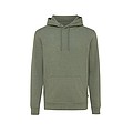 Unisex nebarvená mikina s kapucí Iqoniq Torres z recyklované bavlny, zelená, XS