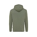 Unisex nebarvená mikina s kapucí Iqoniq Torres z recyklované bavlny, zelená, XS