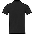 Unisex polokošile s krátkým rukávem z recyklované bavlny i polyesteru, ELEVATE EMERALD, černá, vel. L