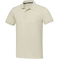 Unisex polokošile s krátkým rukávem z recyklované bavlny i polyesteru, ELEVATE EMERALD, krémová, vel. XXS