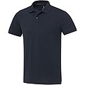 Unisex polokošile s krátkým rukávem z recyklované bavlny i polyesteru, ELEVATE EMERALD, navy, vel. L